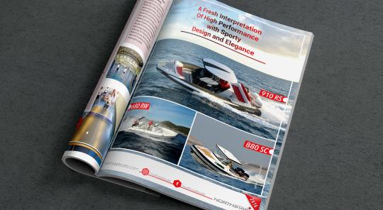 NORTHSTAR BOATS | Dergi İlan Grafik Tasarım